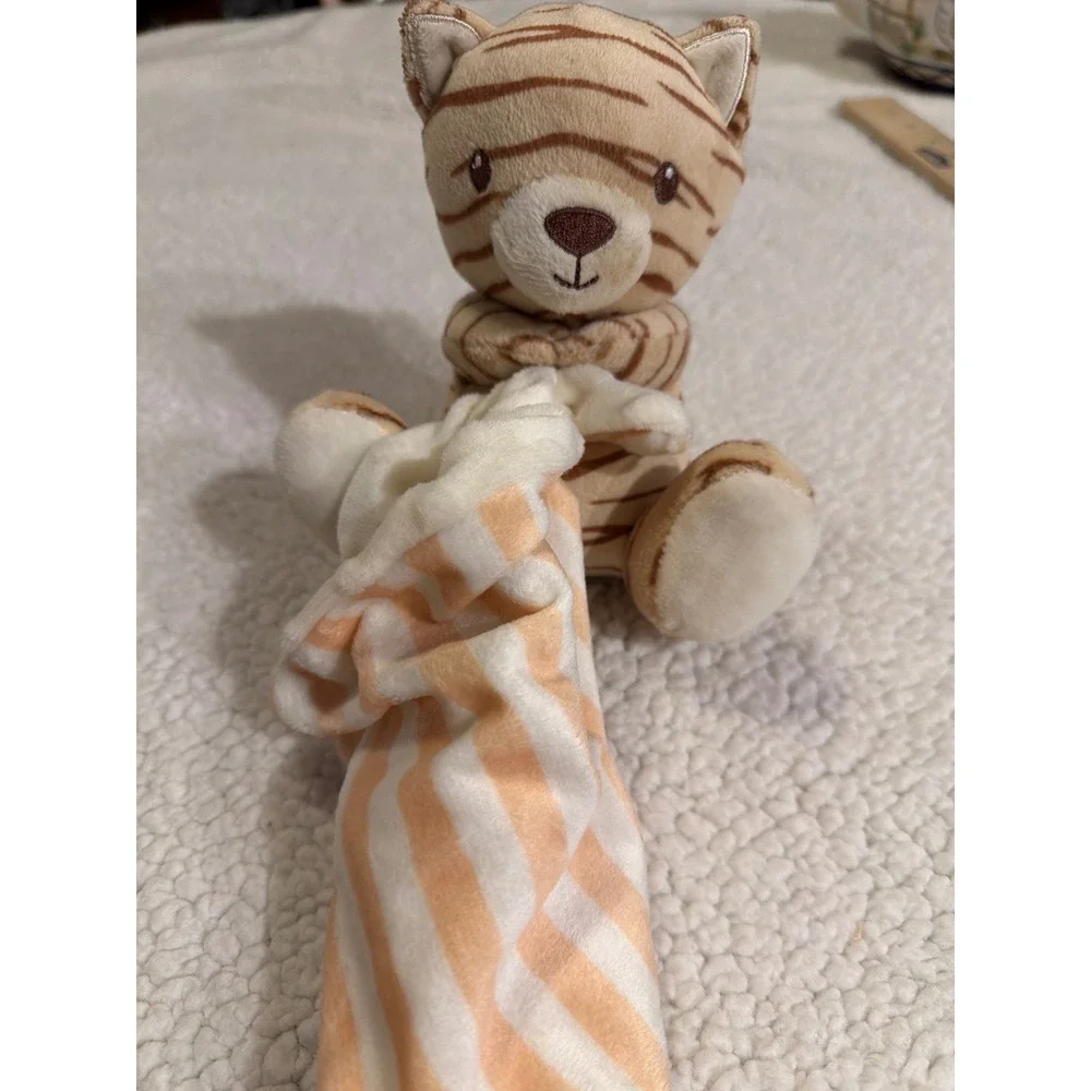 Moon & Stars Tiger Baby Lovey Blanket Plush Minky Textured Polka Dots‎ Walgreens